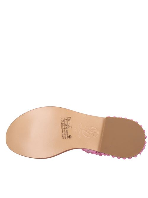 Sandali flat infradito in pelle ASH | PAROS BISROSA